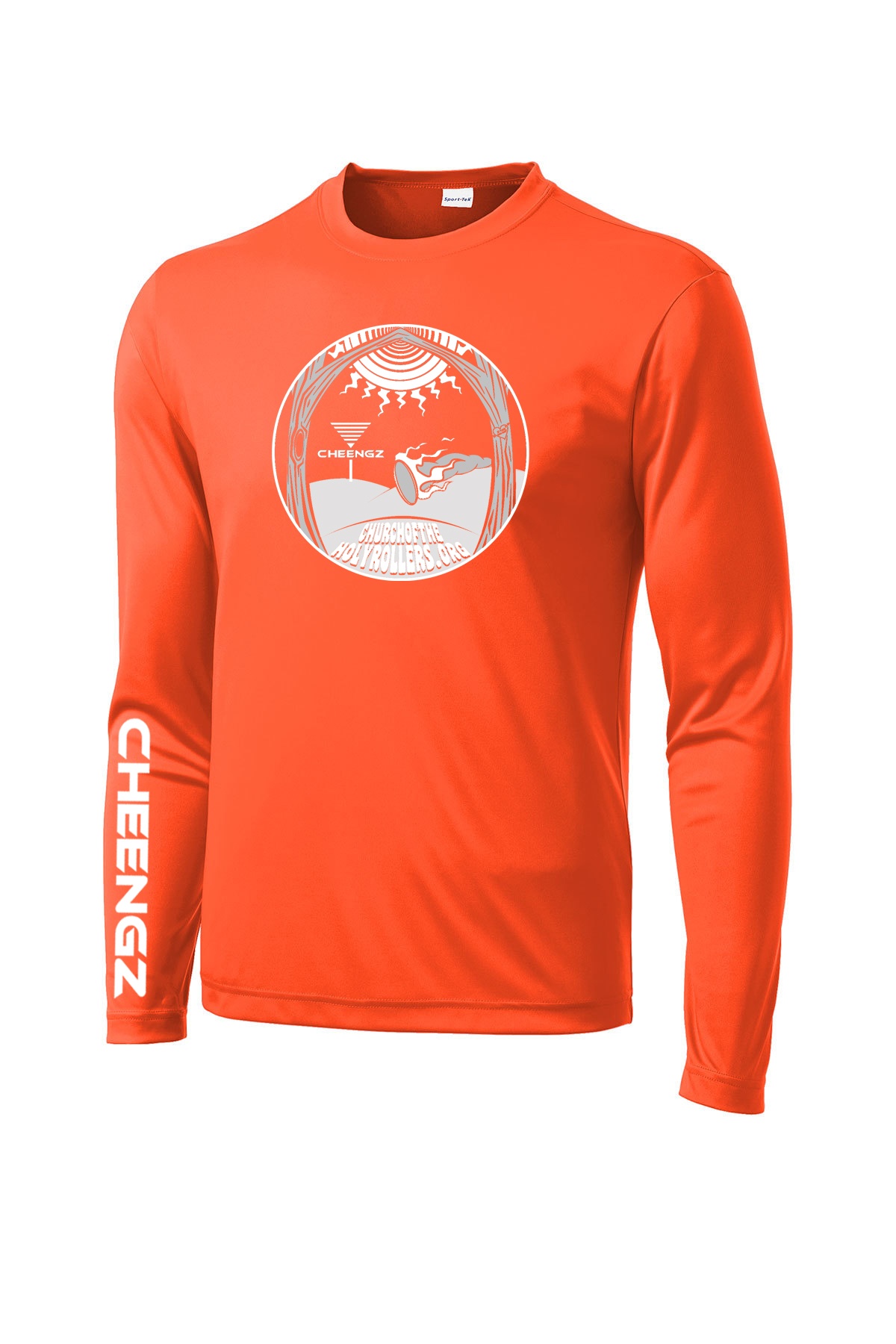 The Church of The Holy Rollers Dry Fit Long Sleeve T Shirt Orange – CHEENGZ
